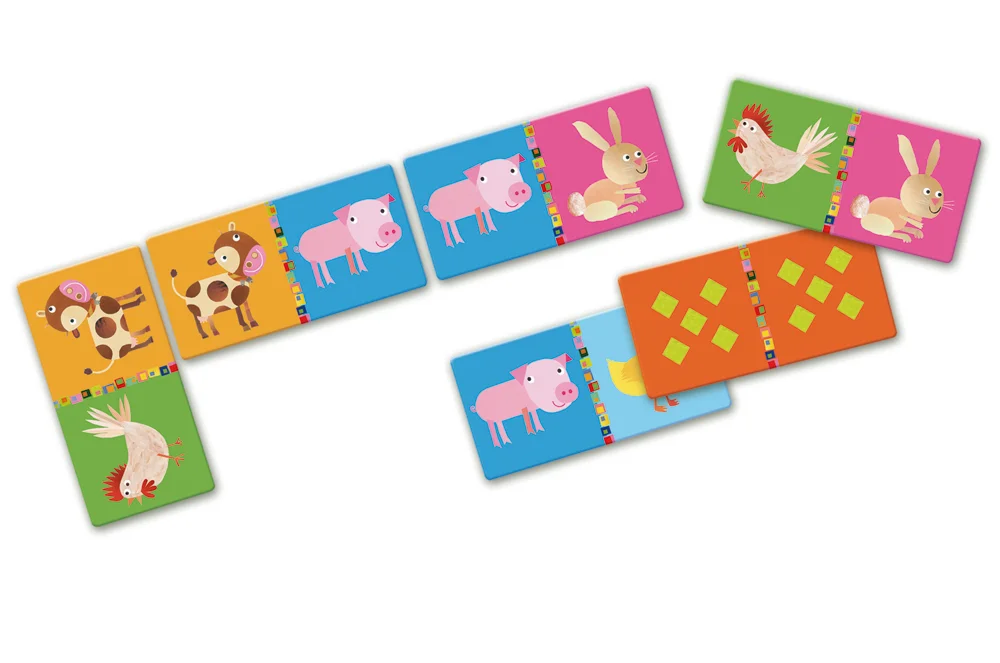 Dòmino animals granja