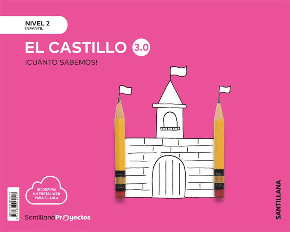 Libro de texto de Nivel 2 Castillo Cuant Sab 3.0 Ed19 recomendado para la asignatura de Proyectos y para el curso de Infantil 4 años con una edad ...