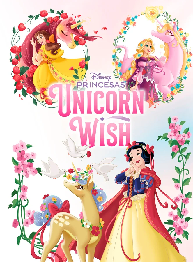 <b>Tres cuentos únicos repletos de magia, aventuras, amistad... ¡y unicornios!</b> <b>Rapunzel</b>,<b> Blancanieves </b>y<b> Bella</b> están a pun...