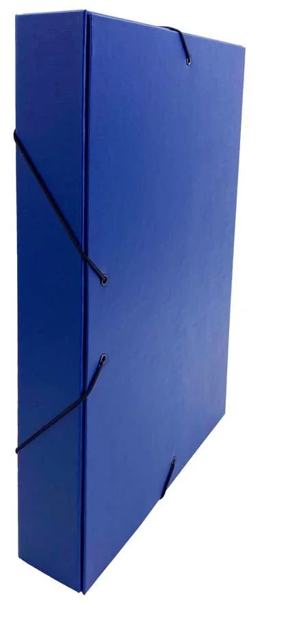 Carpeta projectes Abacus folrada llom 50mm blau