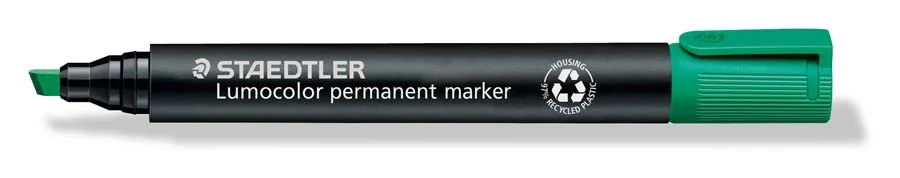 Retolador permanent Staedtler Lumocolor 350 verd