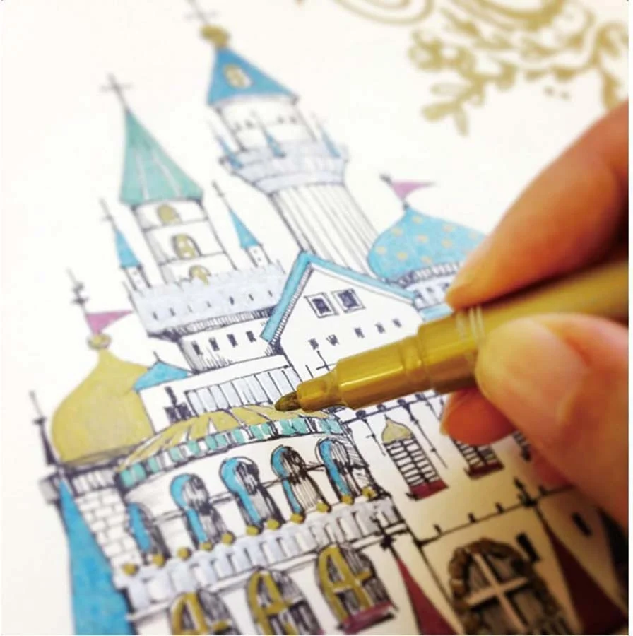 Retolador permanent Staedtler Metallic Pen or