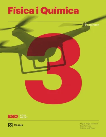 Llibre de text de Física I Química 3 Eso recomanat per l’assignatura de Física i Química per al curs de 3r ESO amb una edat de 14 a 15 anys. Es un...