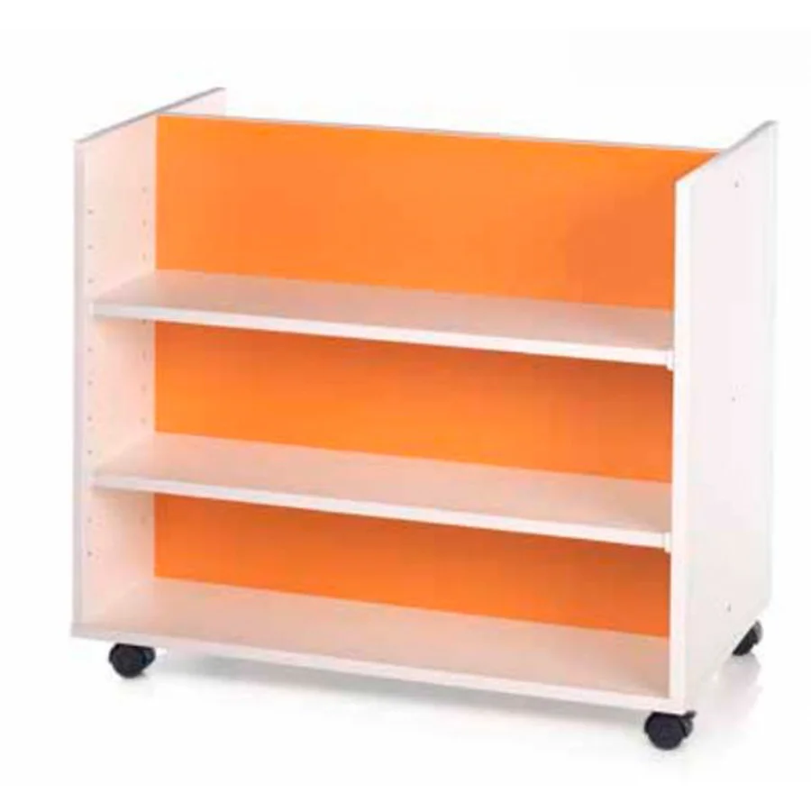 Prestatgeria mòbil doble cara 89,5x50x79cm Prestatgeria mòbil doble cara 89,5x50x79cm