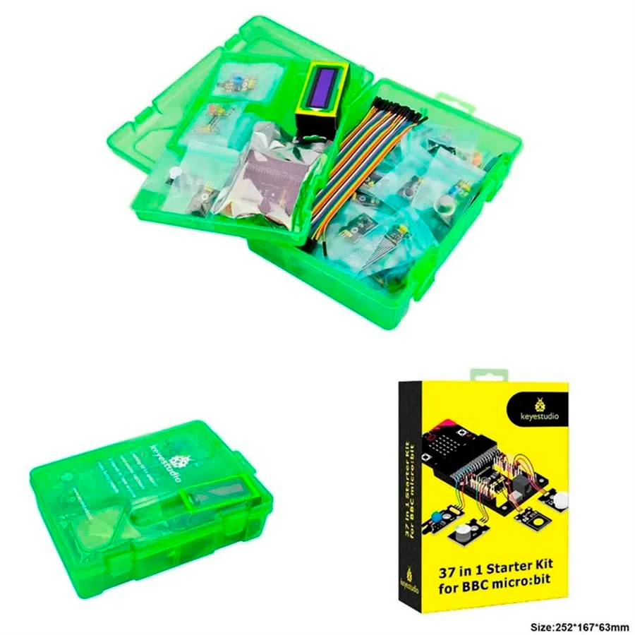 Keyestudio Starter Kit de Sensors 37 en 1 per micro:bit Keyestudio Starter Kit de Sensors 37 en 1 per micro:bit