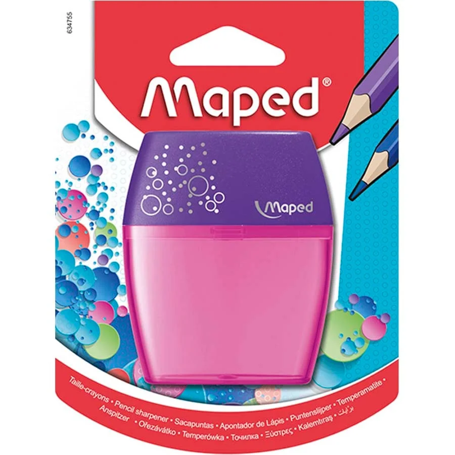 Maquineta doble Maped Shaker amb dipòsit