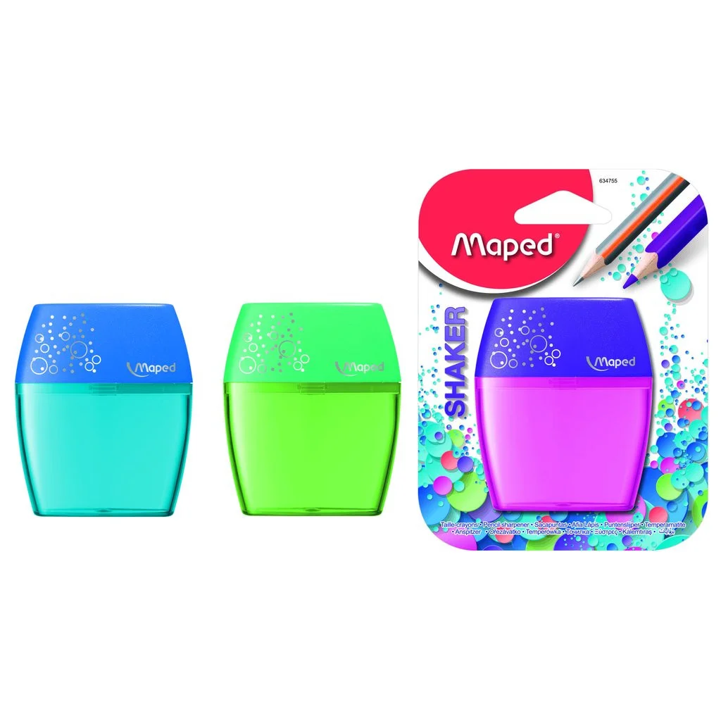 Maquineta doble Maped Shaker amb dipòsit
