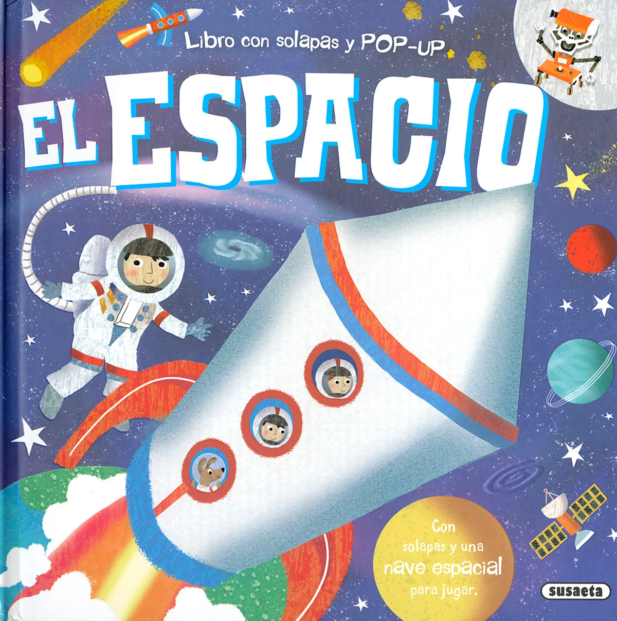 ¡Comienza la cuenta atrás! Pon rumbo al espacio en tunave espacial y descubre lo que hay en el universo ytodo lo que se esconde bajo las solapas d...