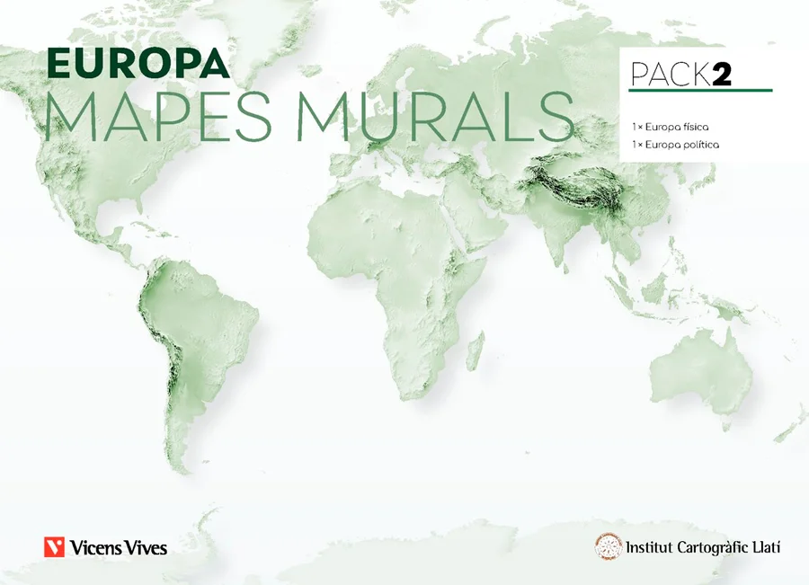 Pack 2 Mapes Murals Europa Física i Política