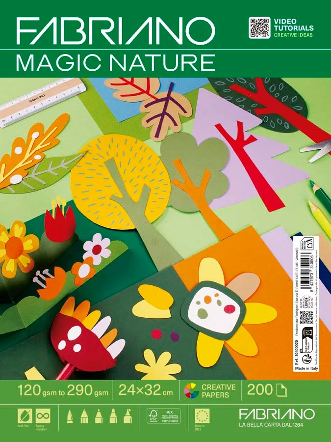 Papers creatius Magic Collection Nature 24x32cm 20 colors 200 fulls Papers creatius Magic Collection Nature 24x32cm 20 colors 200 fulls
