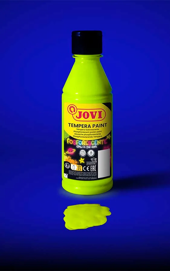 Témpera fosforescent Jovi 250ml groc Témpera fosforescent Jovi 250ml groc