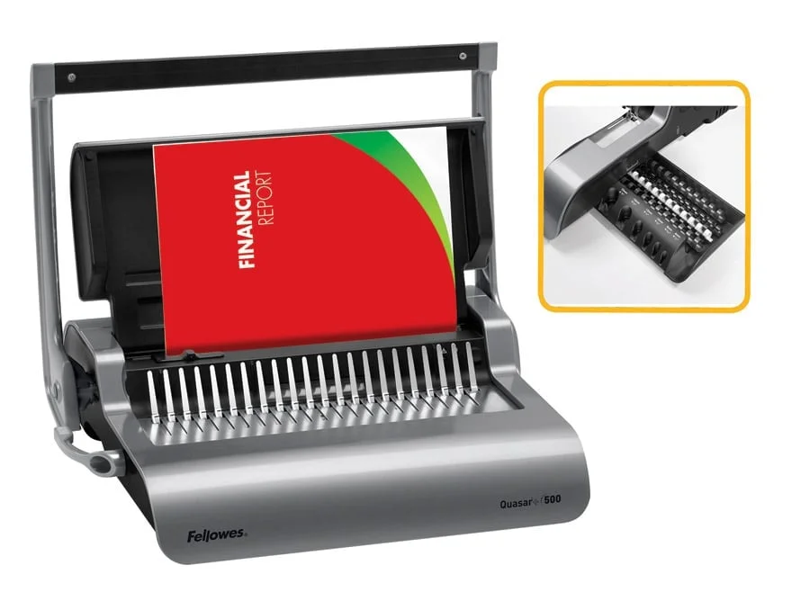 Màquina enquadernadora Fellowes Quasar +500 Màquina enquadernadora Fellowes Quasar +500