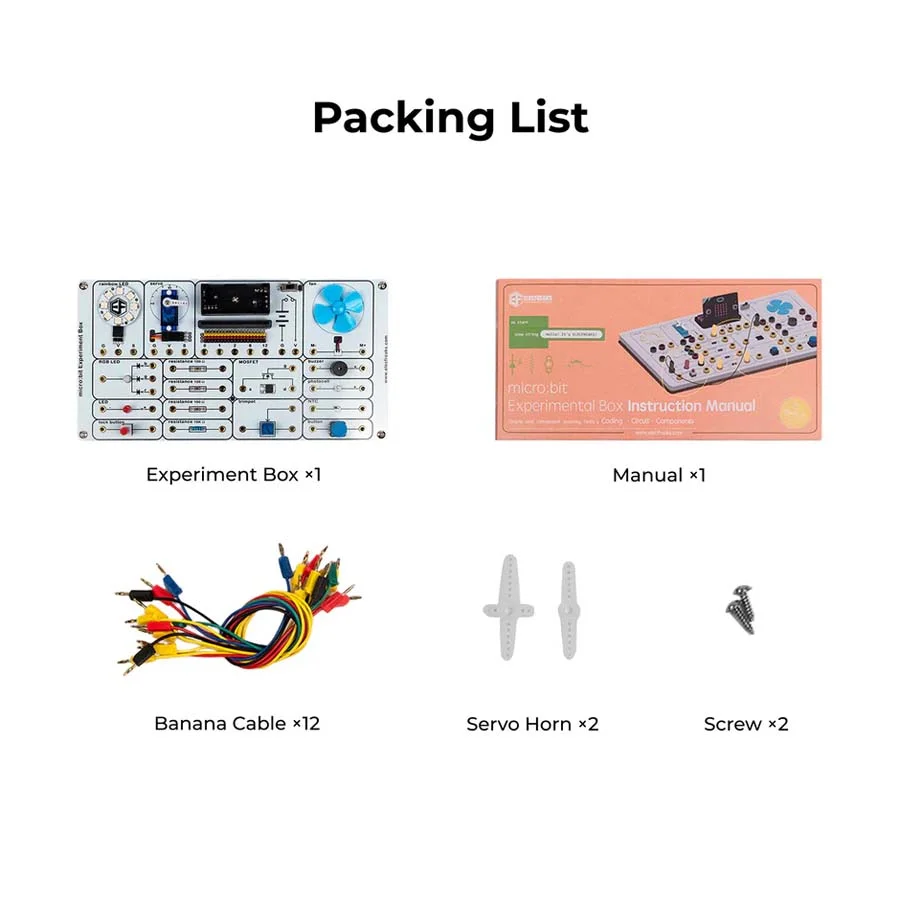 ELECFREAKS Experiment Box Kit para micro:bit ELECFREAKS Experiment Box Kit para micro:bit