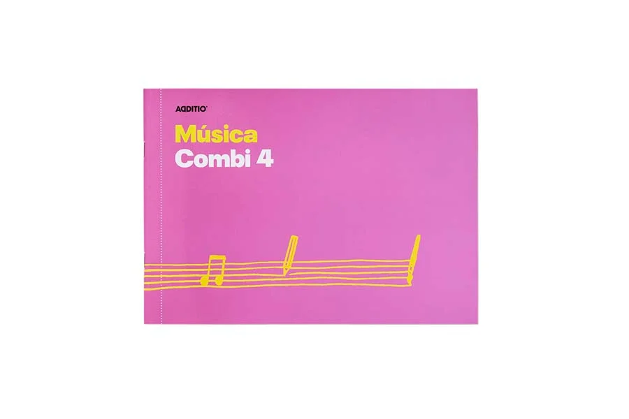 Llibreta Música Additio Combi 4 pentagrames