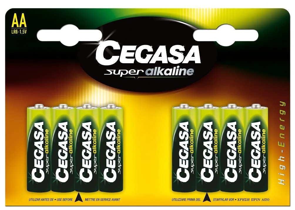 Pila alcalina Cegasa LR06 8u Pila alcalina Cegasa LR06 8u