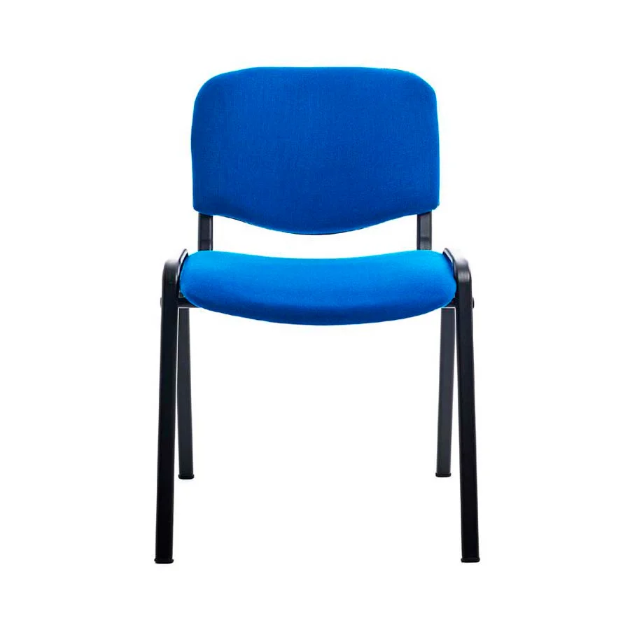 Cadira entapissada apilable blau Cadira entapissada apilable blau