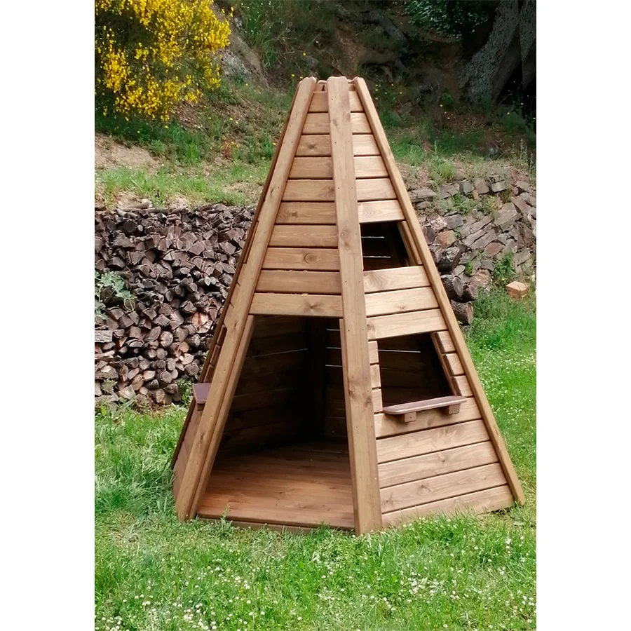 Cabana Tipi hexagonal petita Ø1,4x2m Cabana Tipi hexagonal petita Ø1,4x2m
