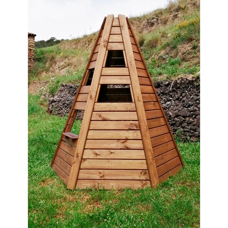 Cabana Tipi hexagonal petita Ø1,4x2m Cabana Tipi hexagonal petita Ø1,4x2m