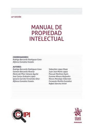 Manual de Propiedad Intelectual 10 ª Edición.