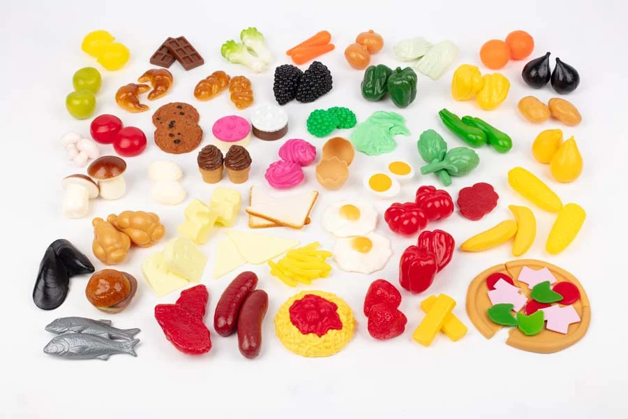 <b>Conjunt aliments</b> de <b>Lap</b> és un conjunt de reproduccions realistes d'aliments fabricats en plàstic segur, lliure de ftalats i molt res...