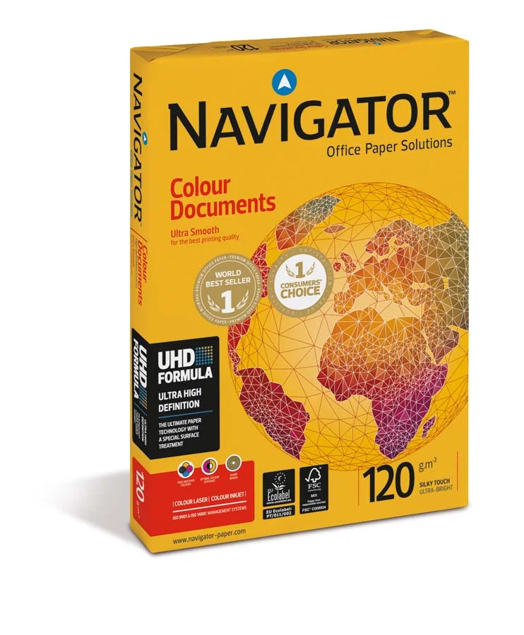 Paper blanc Navigator A4 120g 250 fulls Paper blanc Navigator A4 120g 250 fulls