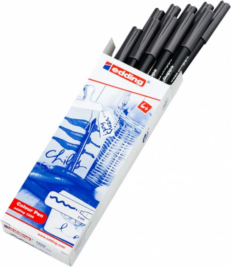 Retolador permanent Edding 1300 negre