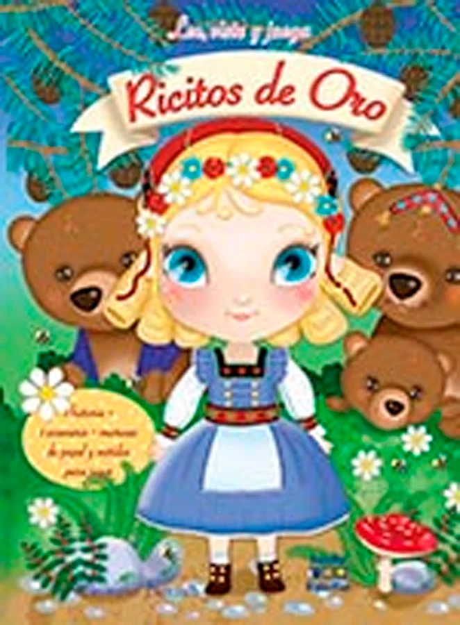 Sigue a la pequeña Ricitos de Oro por el bosque. ¿De quién será esa bonita casita de madera?<br><br> Podrás leer el cuento y jugar con ella en un ...