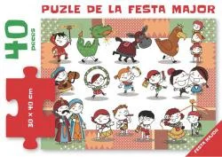 Els personatges de la Festa Major, de la col·lecció Mini, prenen vida en forma de puzle. 40 peces grans per als més petits!
