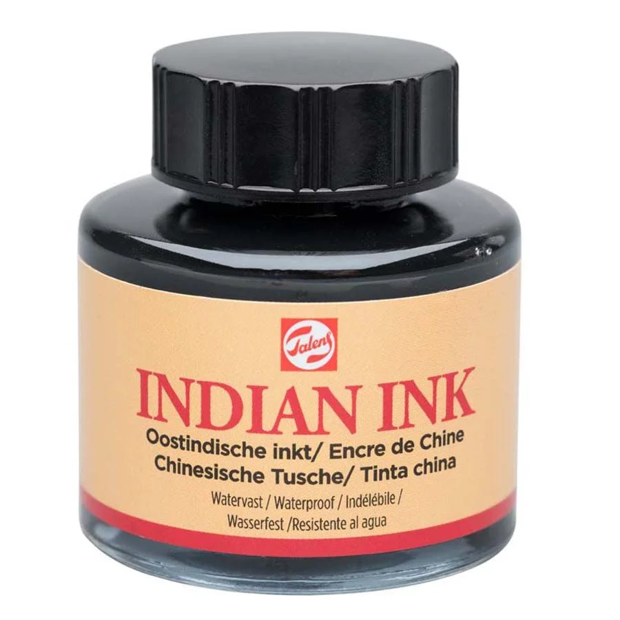 Tinta xinesa Talens Indian 30ml negre