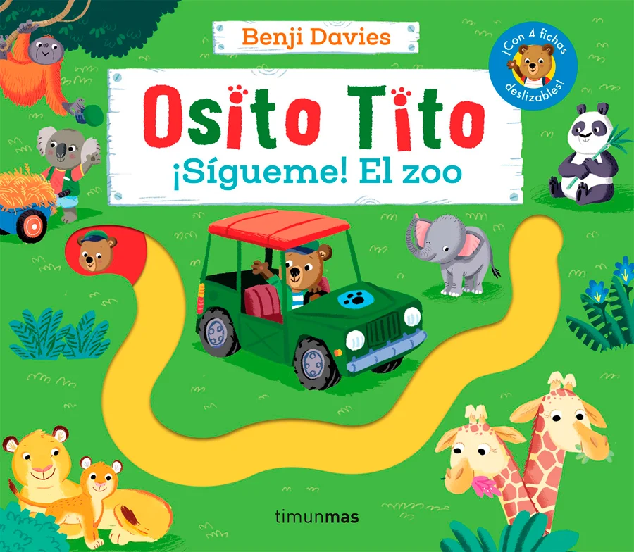 <strong>¡Un nuevo título de cartón con 6 fichas deslizantes de la colección de Osito Tito!</strong><br><br><b>¡Con Osito Tito en el zoo pásatelo g...