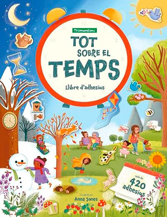 <b>Si vols saber-ho tot sobre com passa el temps i gaudir al mateix temps. Aquest llibre amb els seus adhesius és el que necessites<br><br></b> El...