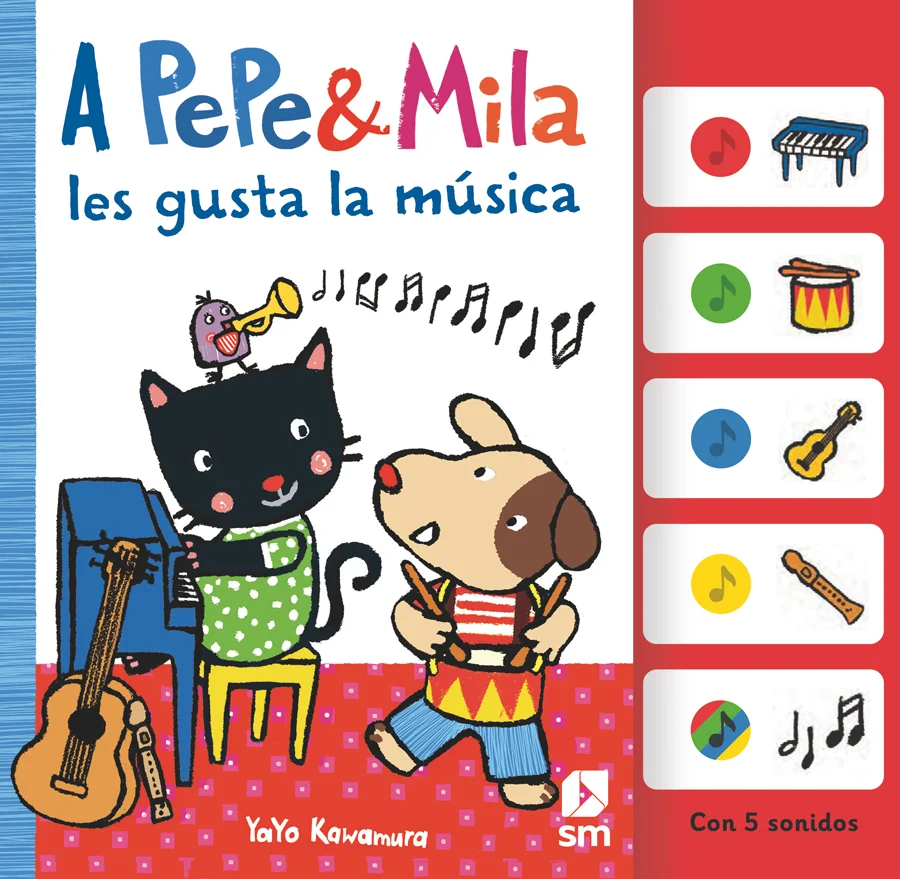 A Mila le gusta tocar el piano y Pepe prefiere tocar el tambor. Sus amigos se unen a ellos y forman una orquesta.   <BR><BR> Un divertido libro co...