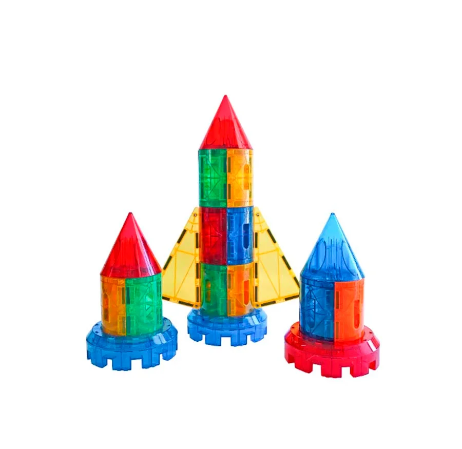 <b>Imanix Coet 32 peces</b> permet als infants explorar l'espai mitjançant la construcció d'una nau espacial tridimensional estable i cridanera. <...