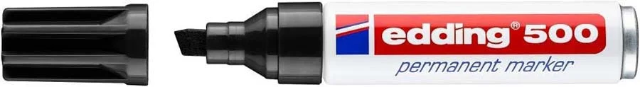 Retolador permanent Edding 500 negre