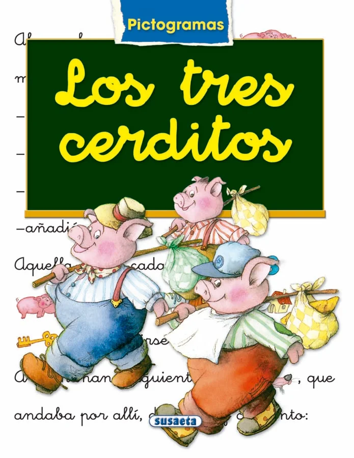 La historia de Los tres cerditos, uno de los cuentos preferidos por los niños, se presenta en esta ocasión con una letra adaptada a los primeros l...