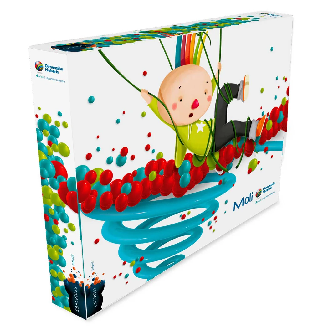 Llibre de text de Infantil 4 Años Moli (Segundo Trimestre) recomanat per l’assignatura de Globalitzat per al curs de Infantil 4 anys amb una edat ...