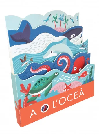 Llibres interactius de cartró encunyat i amb petits relleus en cada pàgina per estimular el sentit del tacte dels nens i nenes. Una petita tortuga...