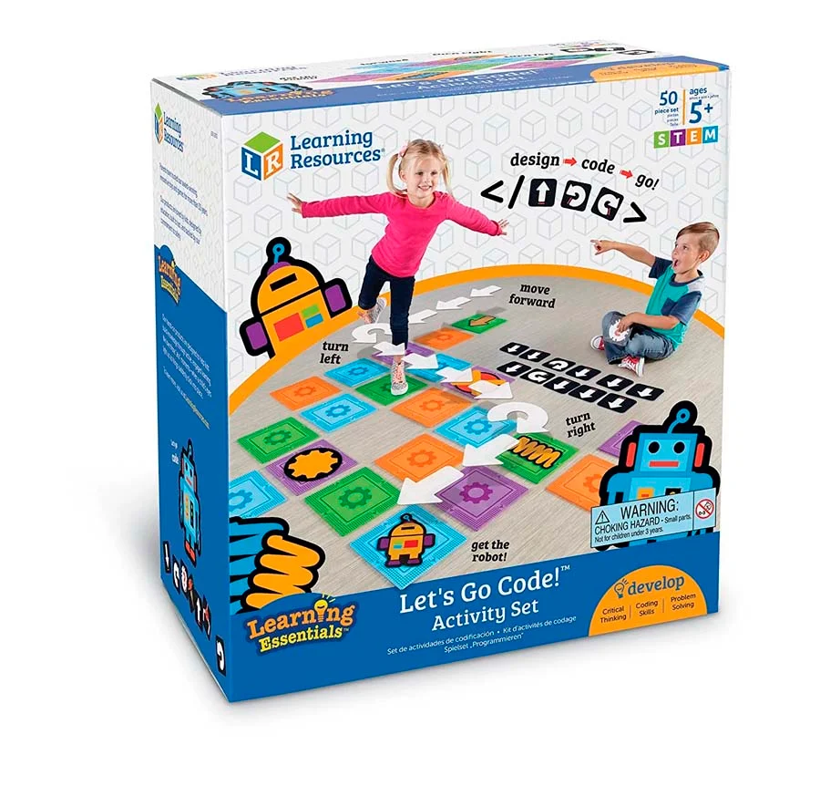 <p><strong>Let's Go Code!™ Activity Set</strong><br><br>Conjunt d'activitats interactives que introdueix l'alumnat en el llenguatge posicional i e...