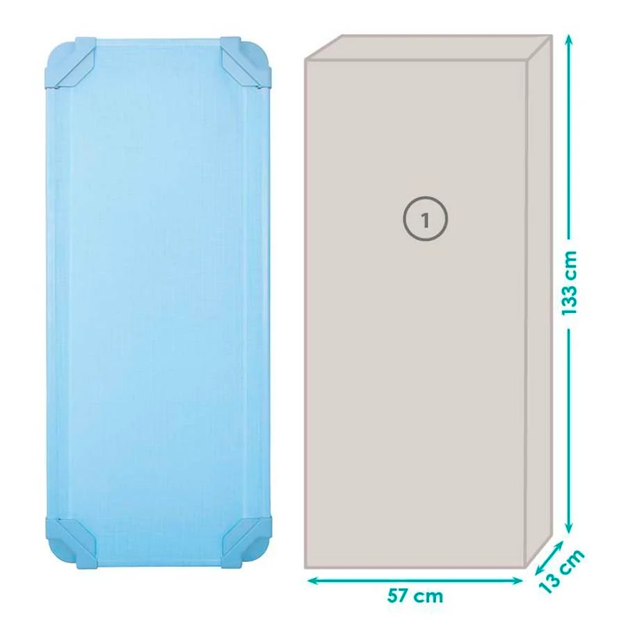 Llit muntat sense llençol 131x55x11cm