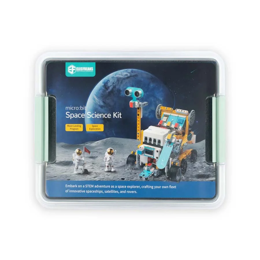<p><strong>ELECFREAKS micro:bit Nezha PRO Space Science Kit</strong><br><br>Kit educatiu STEAM per a estudiants de primària i secundària.<br><br>E...