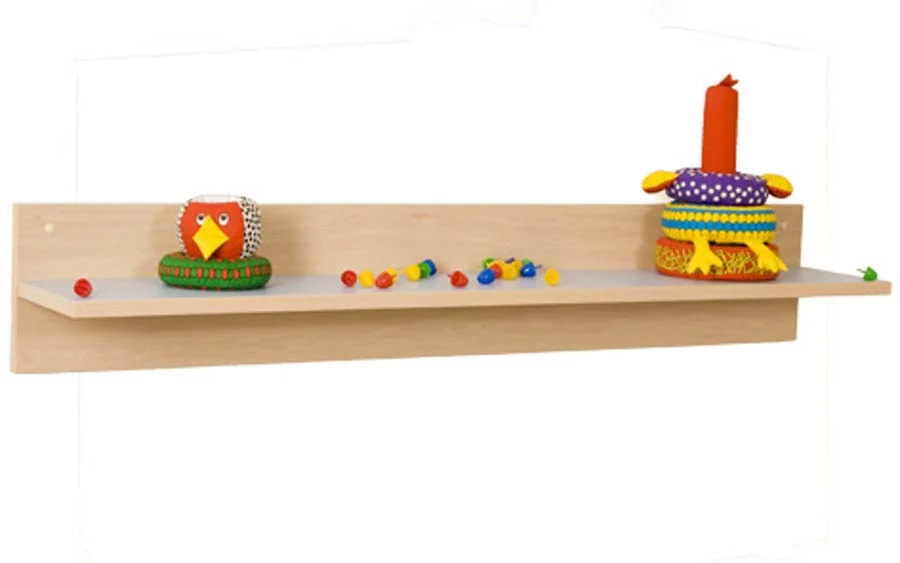 Balda amb suport al darrere 119x22x22cm faig Balda amb suport al darrere 119x22x22cm faig