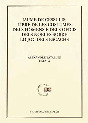 Aquest llibre presenta l'edició crítica de la primera traducció catalana del Liber de moribus, l'exitosa moralització llatina sobreel joc dels escacs.