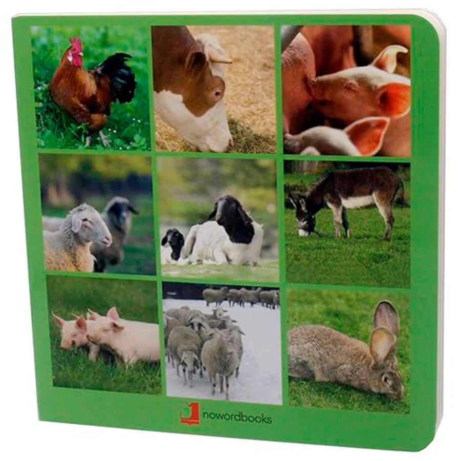 Libro infantil con imágenes fotográficas. Artículo de inspiración Montessori, Waldorf i Reggio Emilia. Ideal para niños de 1 a 3 años.