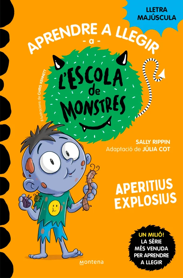 <B>APRÈN A LLEGIR A L'ESCOLA DE MONSTRES</B><br><br> <B>Amb lletra majúscula i text rimat aprendràs a llegir ben aviat!</B><br><br> 1 milió de pet...