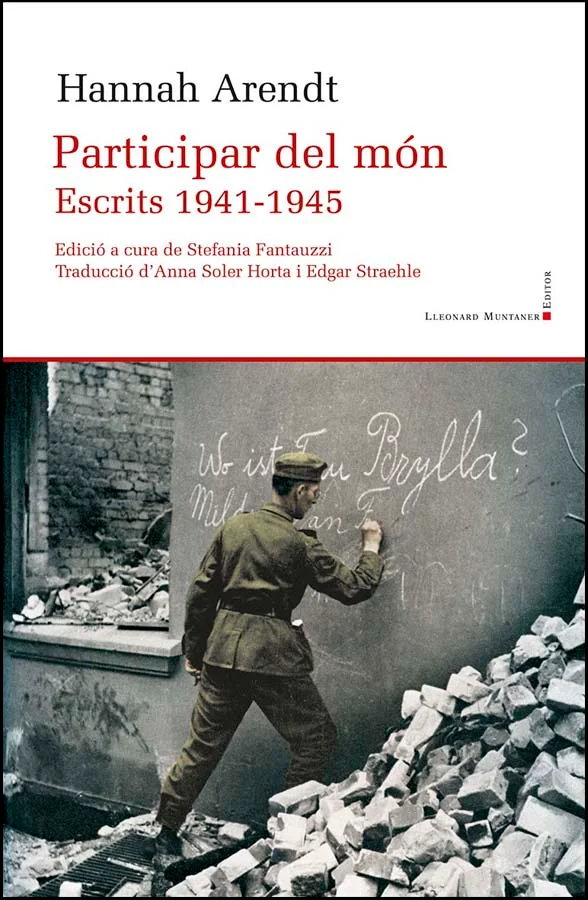 En aquesta edició que el lector té a les mans presentem el primer recull complet dels articles que la pensadora Hannah Arendt va escriure per a la...