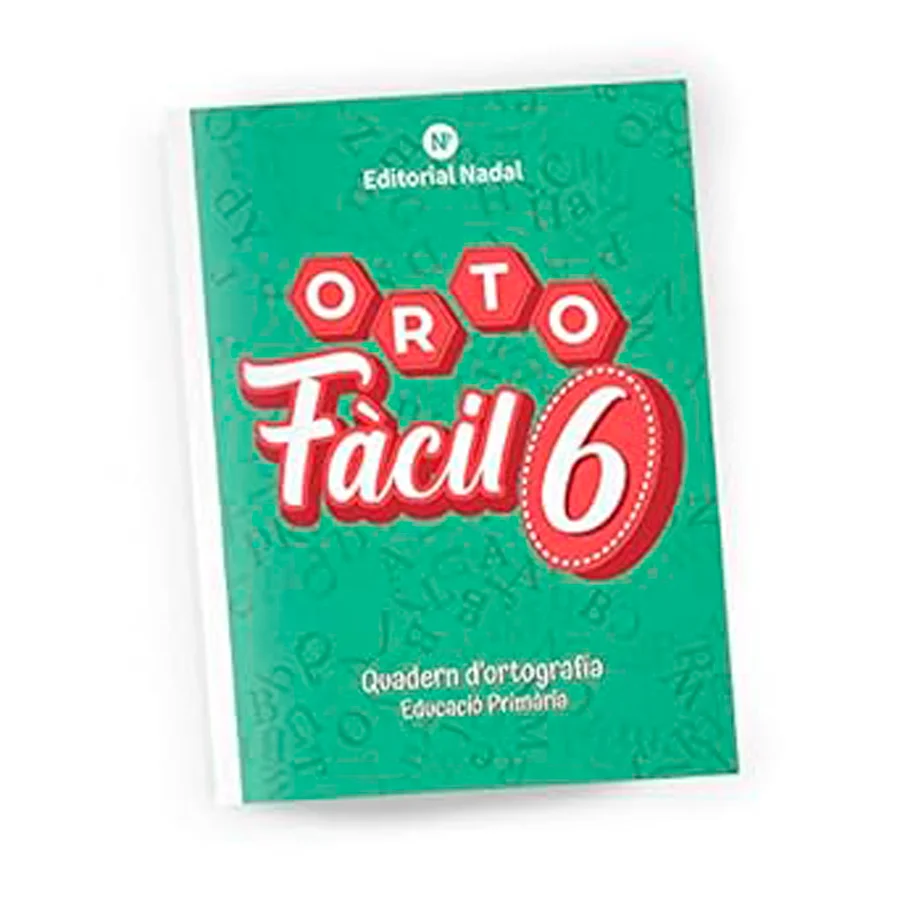 Quadern Ortofàcil Nº 6 Sisè Primària Nadal recomanat per Ortografia Català per al curs de 6è Primària amb una edat recomanada de 11 a 12 anys. Es ...