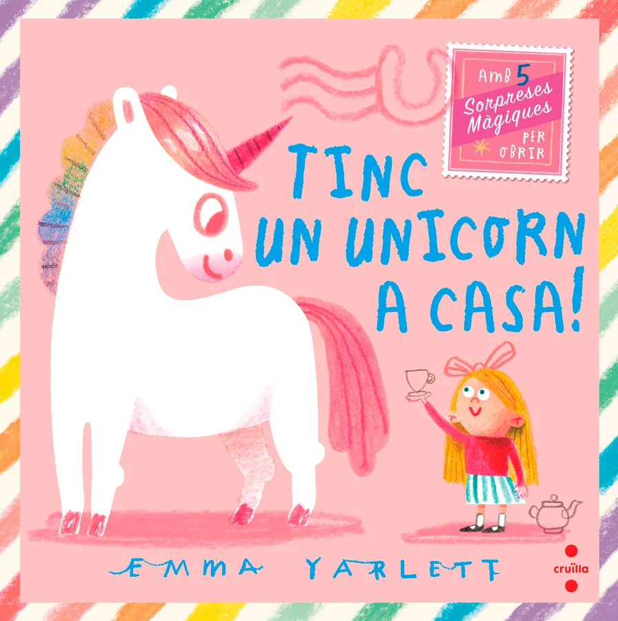 Un dia qualsevol, mentre la nena jugava a la caseta de l'arbre, va rebre una visita molt especial: un unicorn! L'havia d'ajudar a trobar una casa ...