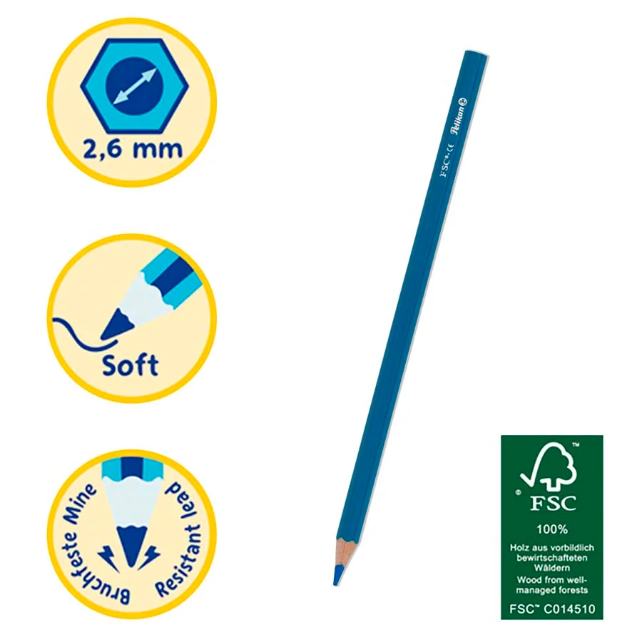Pakc escolar Llapis de colors Pelikan 288u