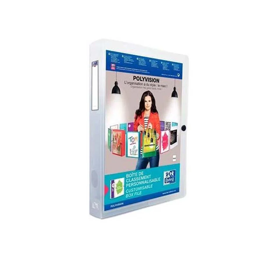 Carpeta cangur per a projectes A4 Elba transparent