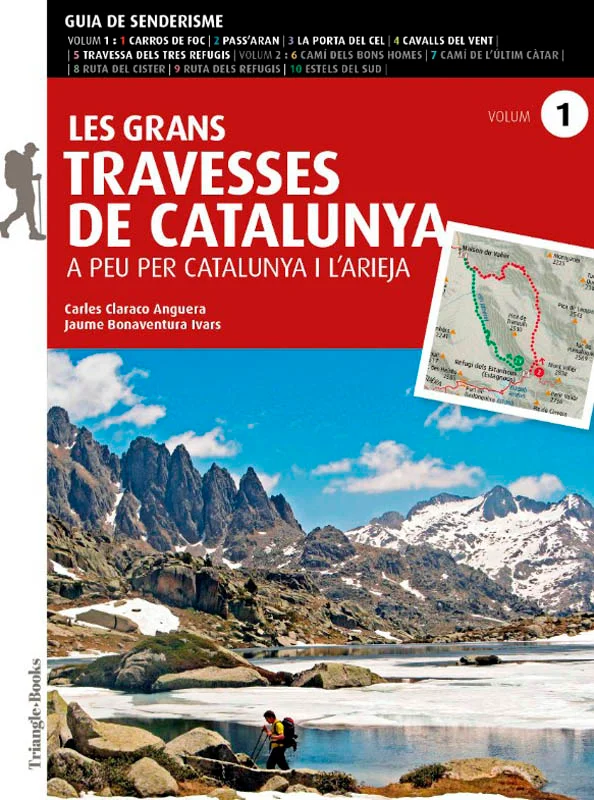 Repartida en dos volums, aquesta guia ofereix als senderistes la descripció detallada i per etapes de Les 10 grans travesses de Catalunya, amb map...